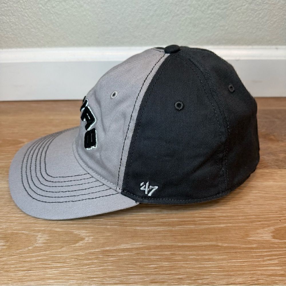 NWOT 47 Brand San Antonio Spurs Black Gray Fitted Hat - Picture 4 of 11
